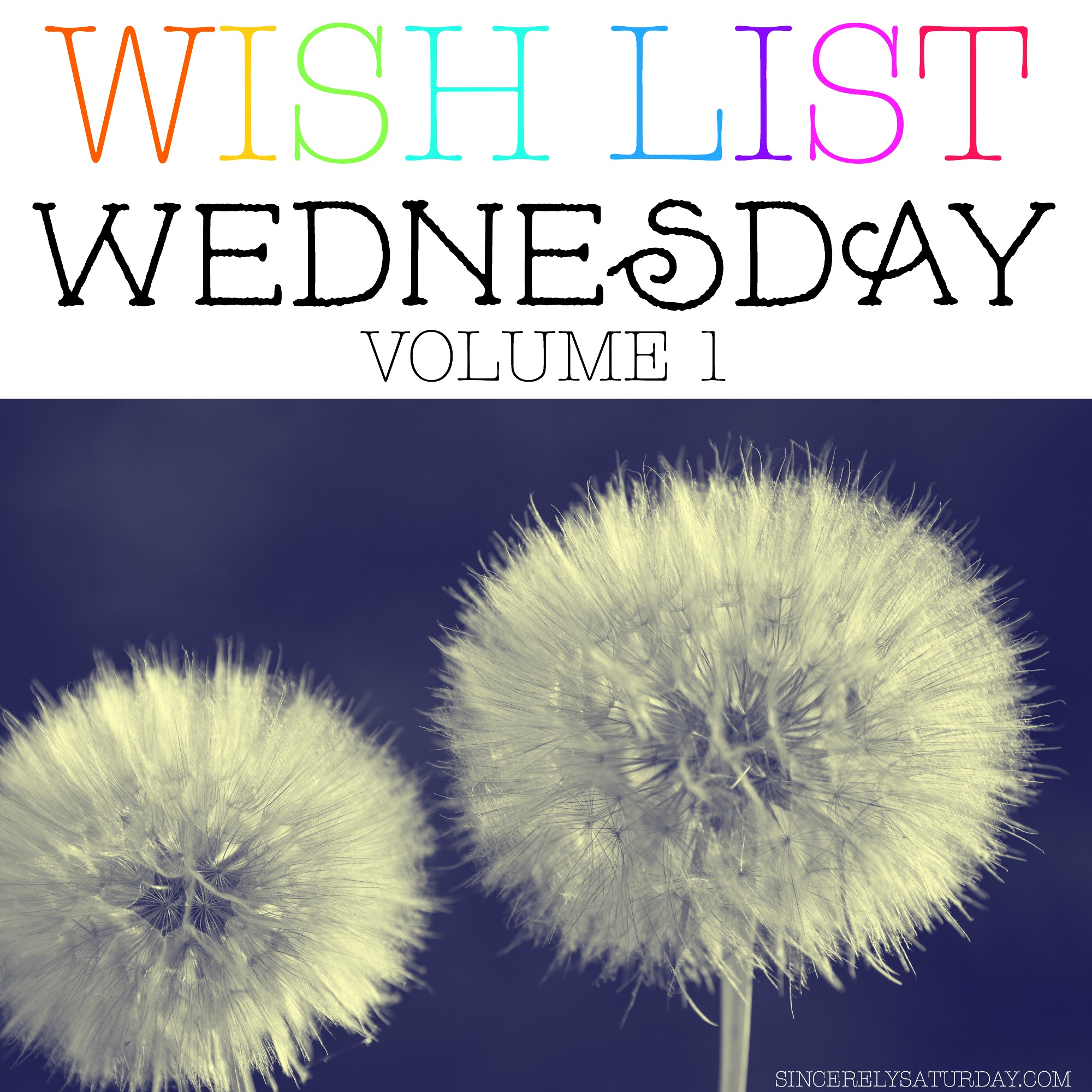 wish list Wednesday #1