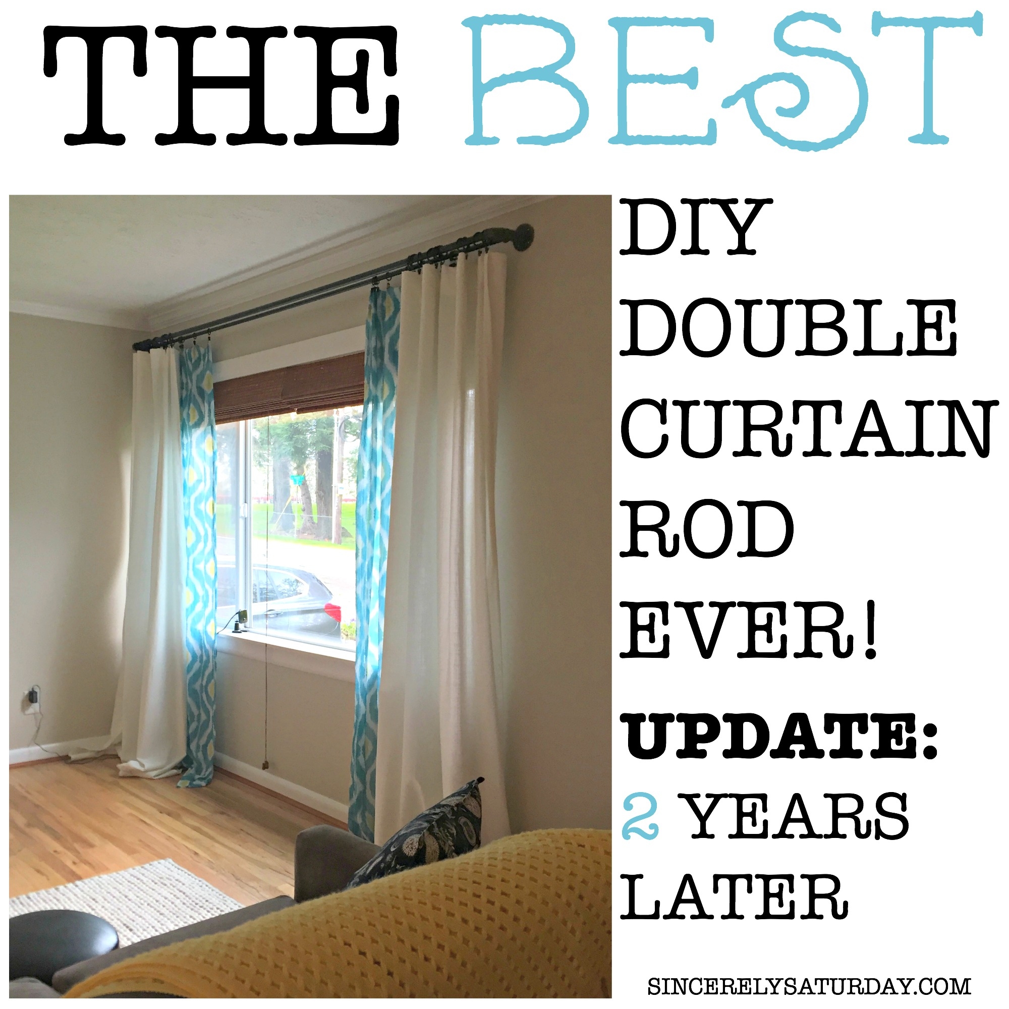 The best double curtain rod - 2 years later