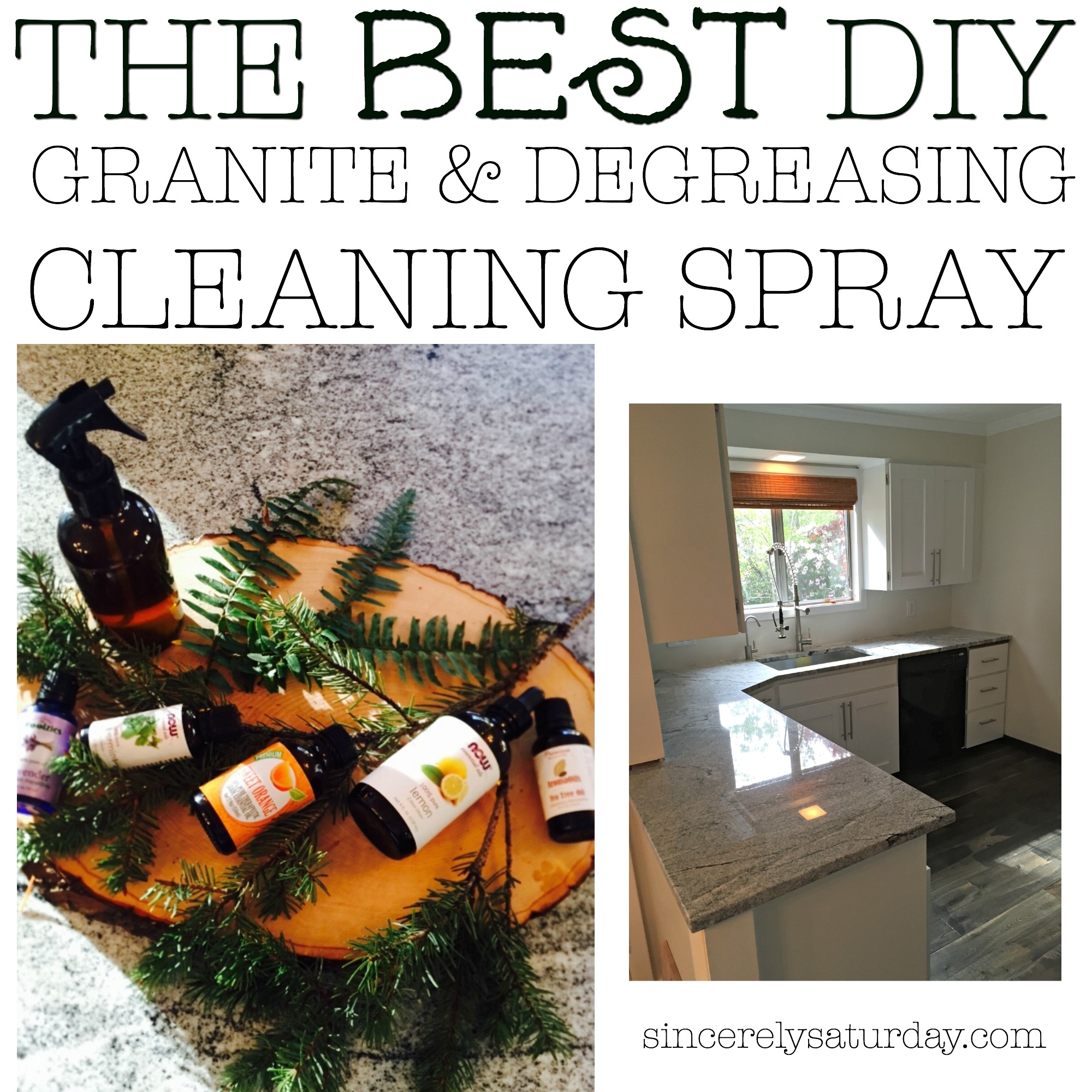 Best DIY granite and degreasing cleaning spray