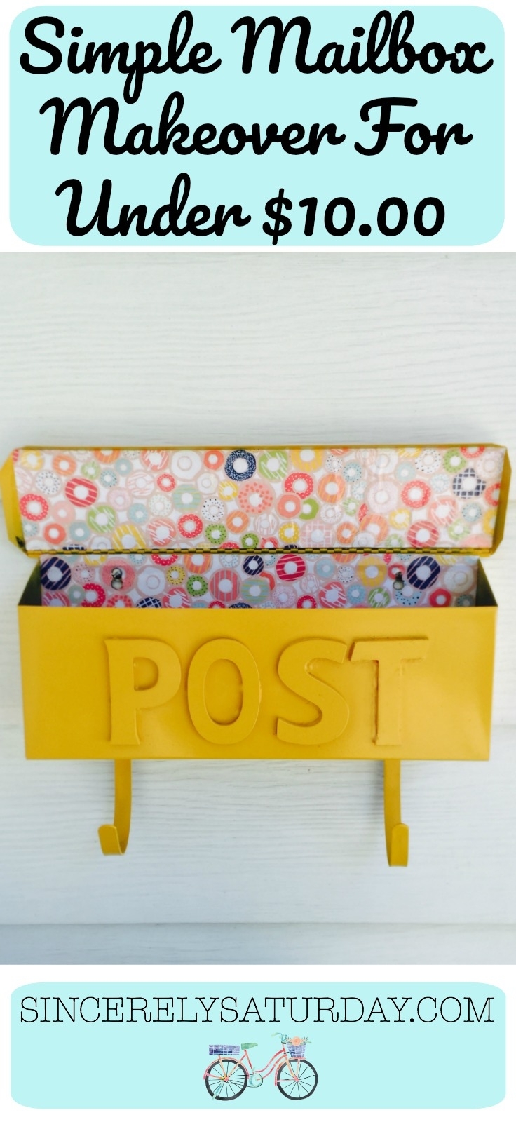 Simple mailbox makeover for under $10.00