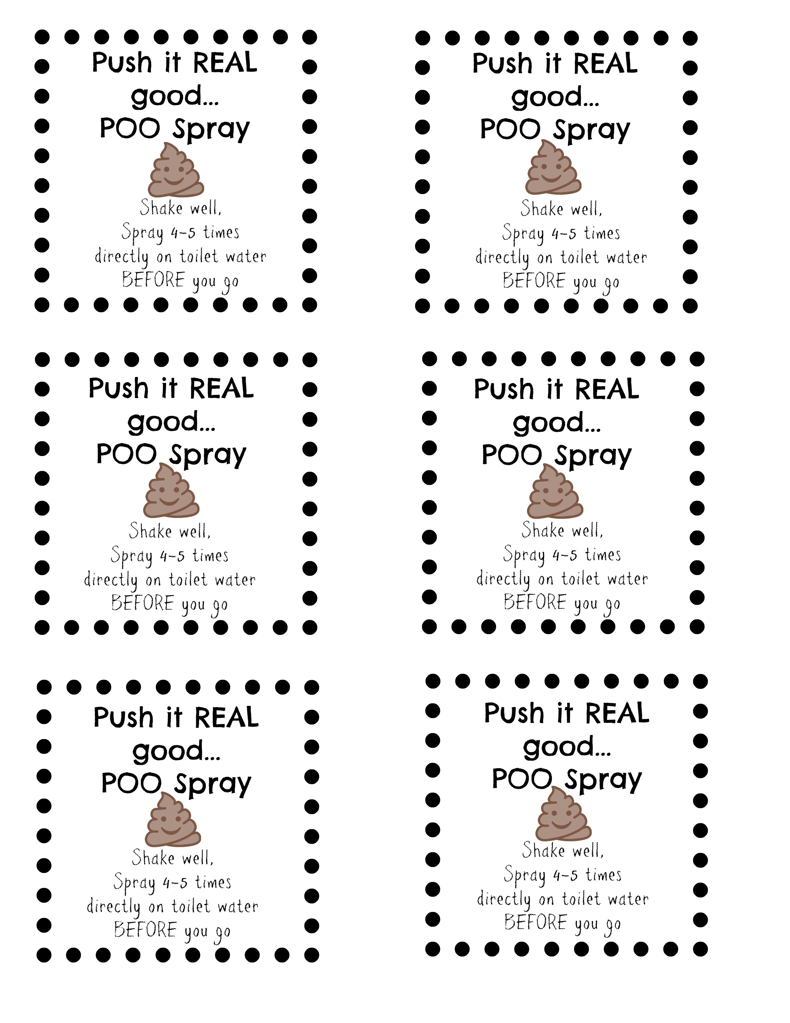 Homemade Poo-Pourri: How to make DIY No.2 spray (Printable labels included)