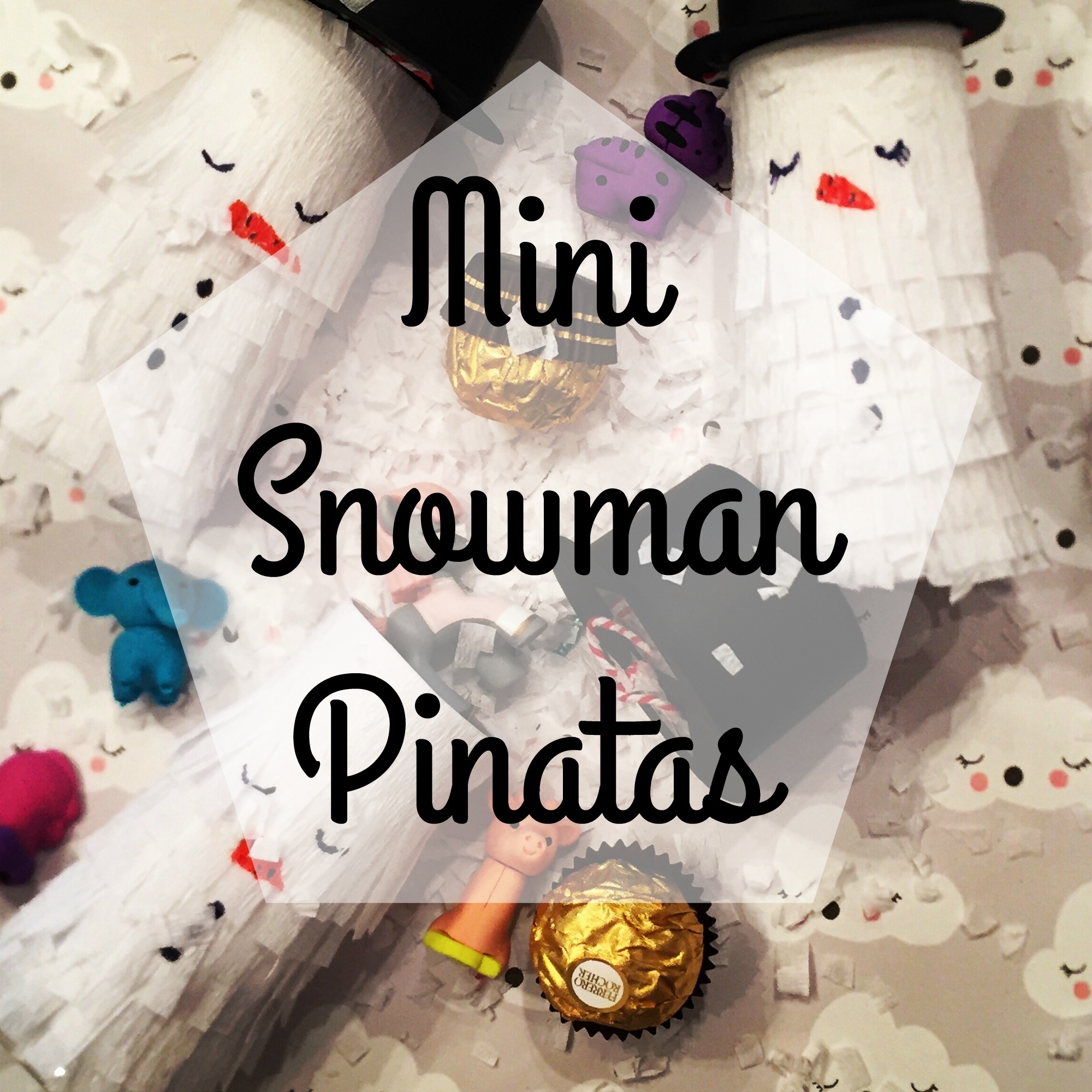 Mini snowman Pinata