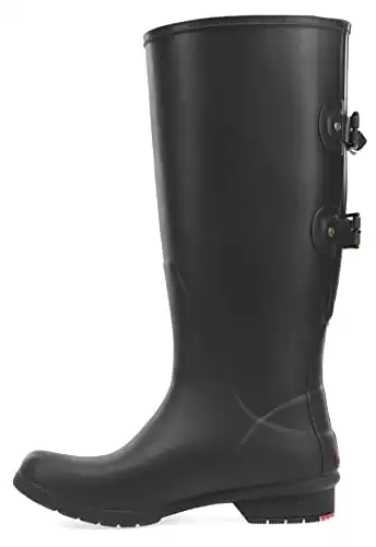 Chooka Versa Wide Calf Tall Boot Black 8 M