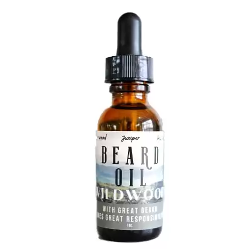 Beard Oil Handmade Cedarwood, Juniper & Patchouli - 1oz bottle