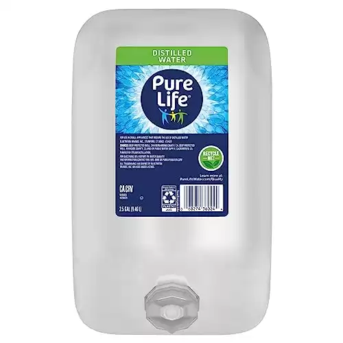 Pure Life Distilled Water 2.5 Gallon, 320 FZ