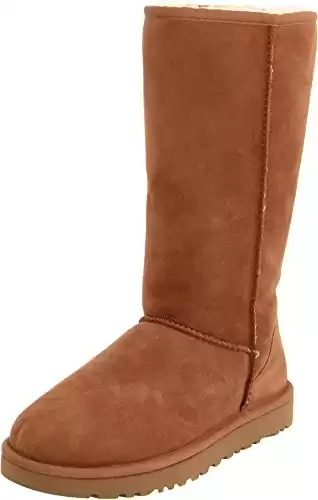 UGG Women's Classic Tall Chestnut, 10 B - Medium