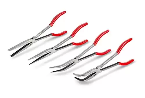 TEKTON Long Reach Pliers Set (4-Piece) | PLR99006