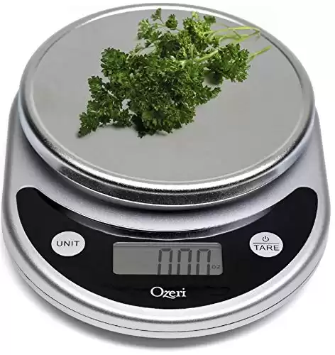 Ozeri Pronto Digital Multifunction Kitchen and Food Scale, Original, 8.25