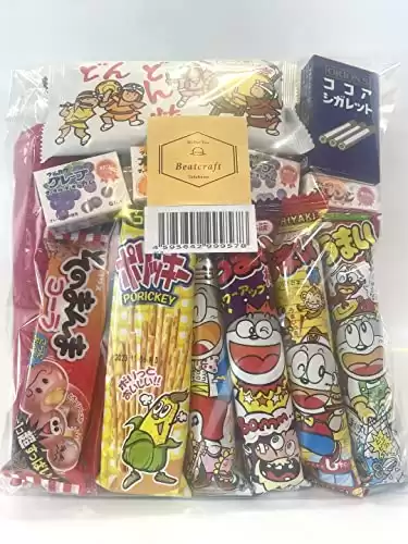 Assorted Japanese Junk Food Snack "Dagashi" Economical 34 Packs of 27 Types