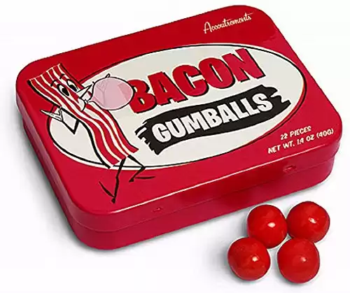 Bacon Gumballs 22 Pieces Novelty Product Gag Gifts Meat Breakfast